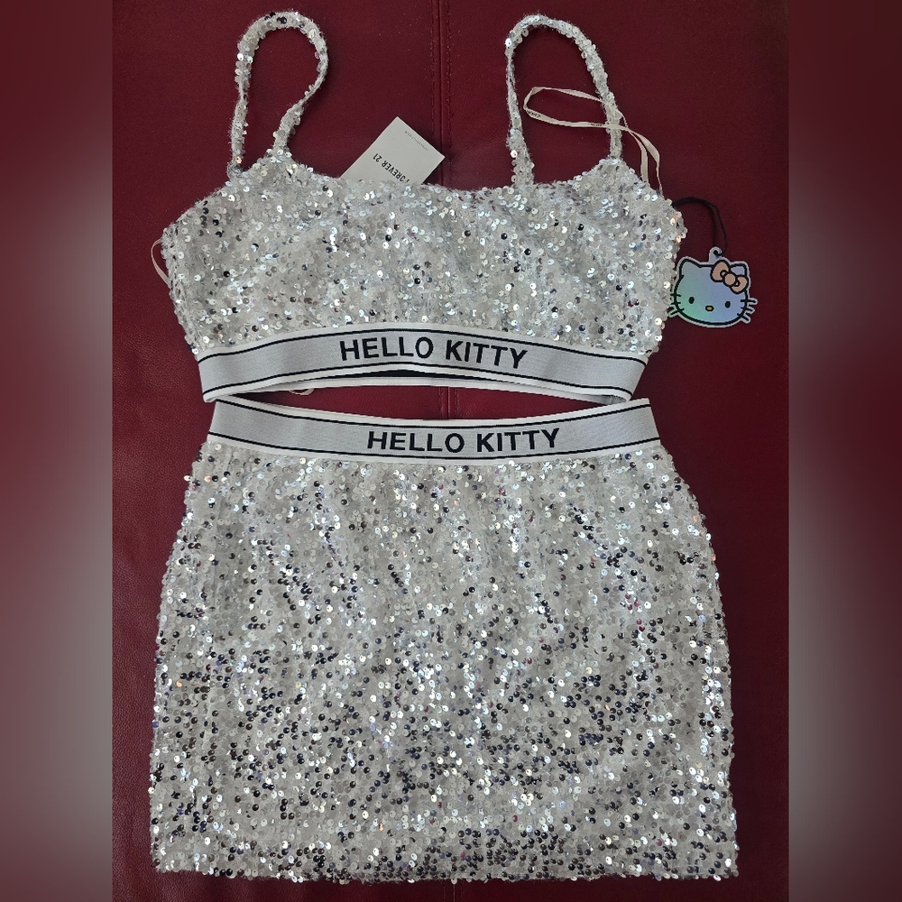 New Hello Kitty Skirt Set